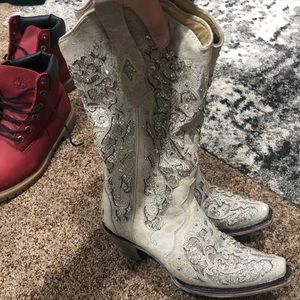 Coral Wedding Boots